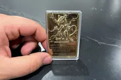 1999 Burger King 23K Gold‑Plated Mewtwo Pokemon Card - Loose, No PokeBall or COA - Image 4