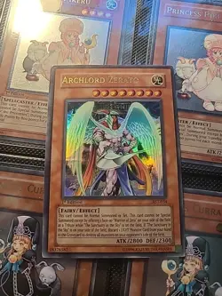 YuGiOh Trading Card Archlord Zerato AST-034 1st Edition Holo Yu-Gi-Oh - Image 1