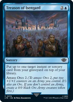 Foil - Treason of Isengard - 74 / NM / English MTG - Image 1