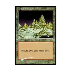 WOTC MtG Arena Promos Mountain (2001) (P) (Foil) VG - Image 1