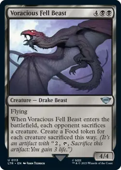 Voracious Fell Beast - 113 / English / Near Mint MTG - Image 1