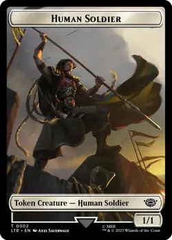Human Soldier Token (0002) - 2 / English / Near Mint MTG - Image 1