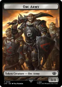 Orc Army Token (0006) - 6 / English / Near Mint MTG - Image 1