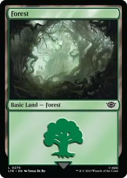 Foil - Forest (0270) - 270 / NM / English MTG - Image 1