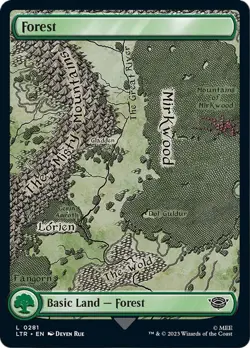 Foil - Forest (0281) - 281 / NM / English MTG - Image 1