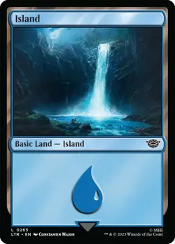 Foil - Island (0265) - 265 / NM / English MTG - Image 1