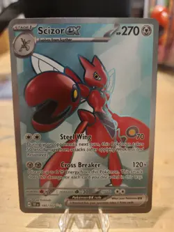 Scizor EX 195/162 Ultra Rare SV05 Temporal Forces Pokemon Card - Near Mint - Image 1