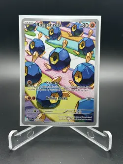 2025 Pokemon TCG English SV White Flare Roggenrola 127/086 Illustration Rare - Image 1
