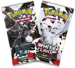 Pokemon Black Bolt & White Flare Booster Pack 2 pack TCG Scarlet And Violet New - Image 1