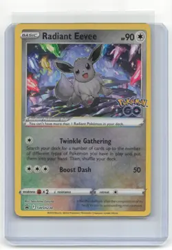 2022 Radiant Eevee Pokemon GO #SWSH230 Promo - Image 1