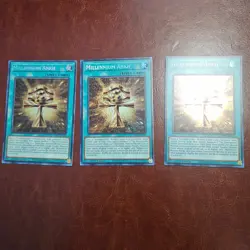 Yugioh - 3x Millennium Ankh - Secret Rare - INFO-EN053 - 1st Edition Near Mint - Image 1