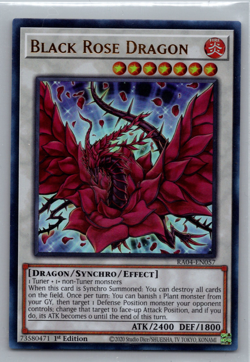 Yugioh Black Rose Dragon RA04-EN057 Ultra Rare Foil - NM - Image 1