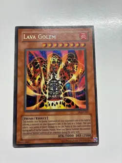 USA Seller Yugioh Lava Golem Secret Rare PGD-107 MP - Image 1
