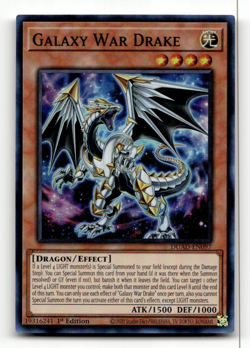 Yugioh Galaxy War Drake - Duelist's Advance - Super Rare - Image 1
