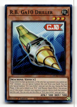 Yugioh R.B. Ga10 Driller - Duelist's Advance - Super Rare - Image 1