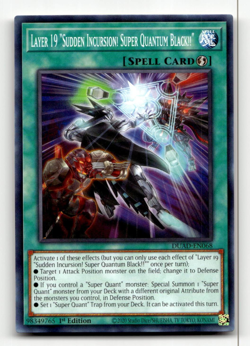 Yugioh Layer 19 "Sudden Incursion! Super Quantum Black!!" - Duelist's Advance - Image 1