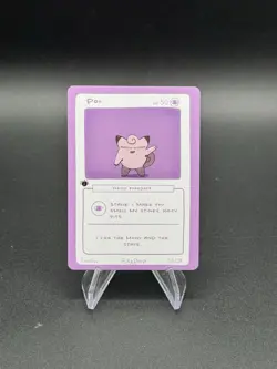 Pokederp 2 1st Edition Poi - Clefairy 35/38 Custom Derpy Card - Image 1