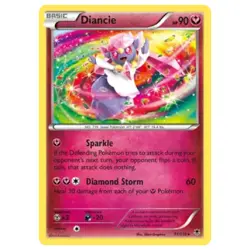 Diancie 71/119 - Holo Rare - XY Phantom Forces - Pokemon TCG Card - Image 1