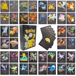 pokemon 55PC Pokemon Pikachu Pocket Monsters, Collectible Cards, Board Game Card - Image 2
