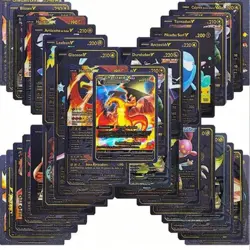 pokemon 55PC Pokemon Pikachu Pocket Monsters, Collectible Cards, Board Game Card - Image 5