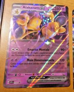 POKEMON FRANCAISE CARD HOLO CARTE ALAKAZAM SVP 050 PROMO FR MINT - Image 1