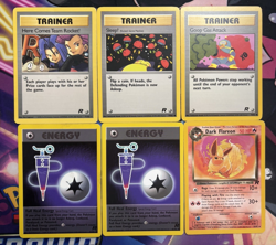 Team Rocket Pokemon Card Lot Vintage WOTC LP-MP - Image 5