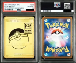 PSA10 Poke Ball 002/015 S8aG 25th Golden Box Monster Ball Pokemon Card Japanese - Image 1