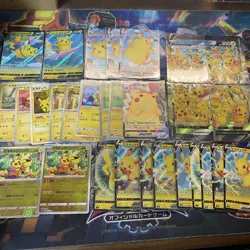 Pokemon Card Collection Including Flying Pikachu V VMAX Surfing Pikachu V - Image 1