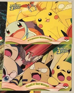 TOPPS Pokemon Card - The Movie 2000 - BLUE LOGO LOT of 5 WONDERLAND, NEW FRIEND - Image 3