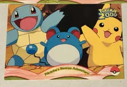 TOPPS Pokemon Card - The Movie 2000 - BLUE LOGO LOT of 5 WONDERLAND, NEW FRIEND - Image 4