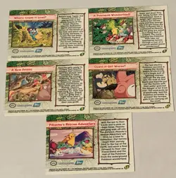 TOPPS Pokemon Card - The Movie 2000 - BLUE LOGO LOT of 5 WONDERLAND, NEW FRIEND - Image 5