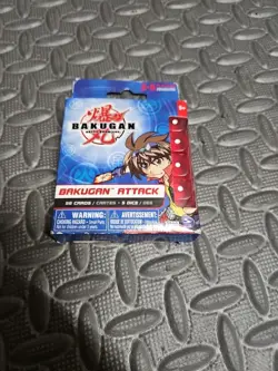 Bakugan Battle Brawlers Attack Playing Card & Dice Game Set 2008 - Image 1