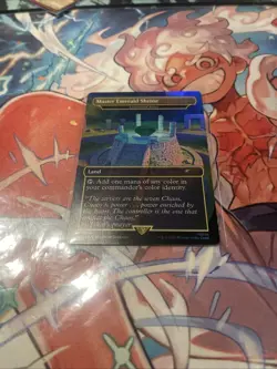 Master Emerald Shrine Sonic Secret Lair Bonus Card Foil Magic The Gathering - Image 1