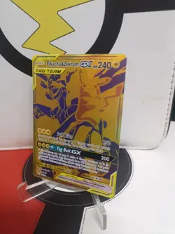Pikachu & Zekrom GX Tag Team SM248 Promo Sun & Moon Pokemon 2021 - Image 4
