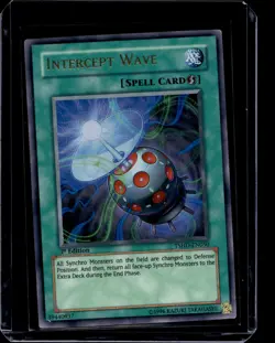 YUGIOH Intercept Wave - TSHD-EN050 - Ultimate Rare 1st Edition NM - Image 1