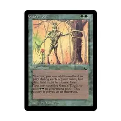 WOTC MtG The Dark Gaea's Touch (C) VG - Image 1