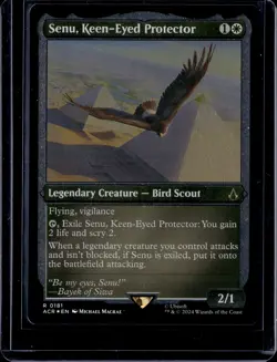 MTG: Assassin's Creed #181 Senu, Keen-Eyed Protector (Foil Etched) 🏡 - Image 1