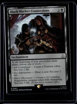 MTG: Assassin's Creed #87 Black Market Connections (Foil) 🏡 - Image 1