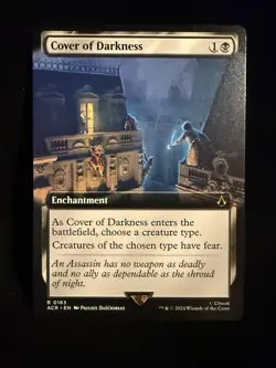 MTG: Assassin's Creed #163 Cover of Darkness (Extended Art) 🏡 - Image 1