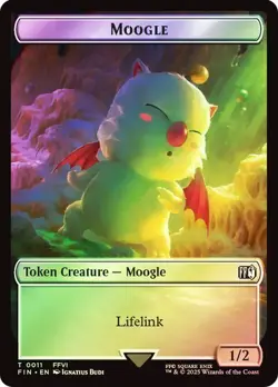 Hero (#004) / Moogle Token Foil FINAL FANTASY NM MTG - Image 2