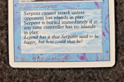 Sea Serpent Magic: the Dathering Revised Never played Mint MTG ........(DS3D1K5) - Image 5