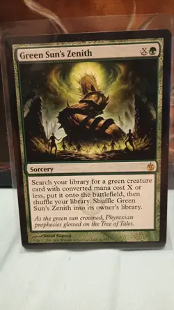 MTG Green Sun's Zenith - Mirrodin Beseiged(MBS) #81 - Image 1