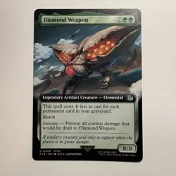 Magic the Gathering MTG Final Fantasy Diamond Weapon 0470 Borderless NM - Image 1