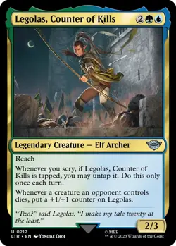 Legolas, Counter of Kills - 212 / English / Near Mint MTG - Image 1