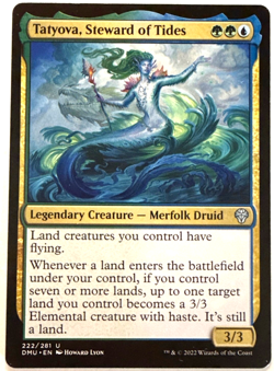 Tatyova, Steward of Tides - MTG - Dominaria United - Uncommon - 2022 - NM - Image 1