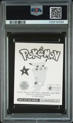 PSA 9 MINT 1999 MERLIN POKEMON 6 CHARIZARD - Image 2