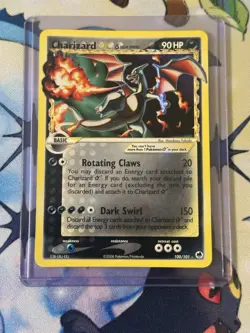 2006 Pokemon Charizard Gold Star EX Dragon Frontiers Ultra Rare Holo #100 - Image 1