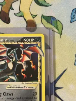 2006 Pokemon Charizard Gold Star EX Dragon Frontiers Ultra Rare Holo #100 - Image 4