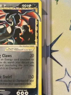 2006 Pokemon Charizard Gold Star EX Dragon Frontiers Ultra Rare Holo #100 - Image 5