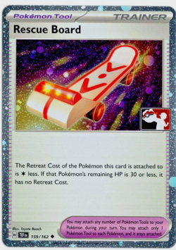 Rescue Board 159/162 Play! Pokemon Prize Pack Temporal Forces Cosmo Holo NM - Image 1